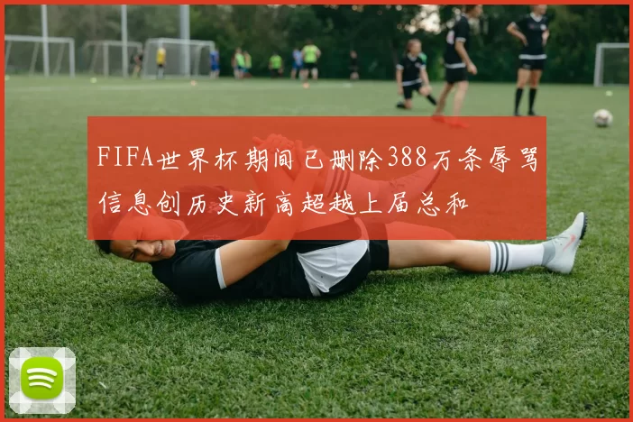 FIFA世界杯期间已删除388万条辱骂信息创历史新高超越上届总和